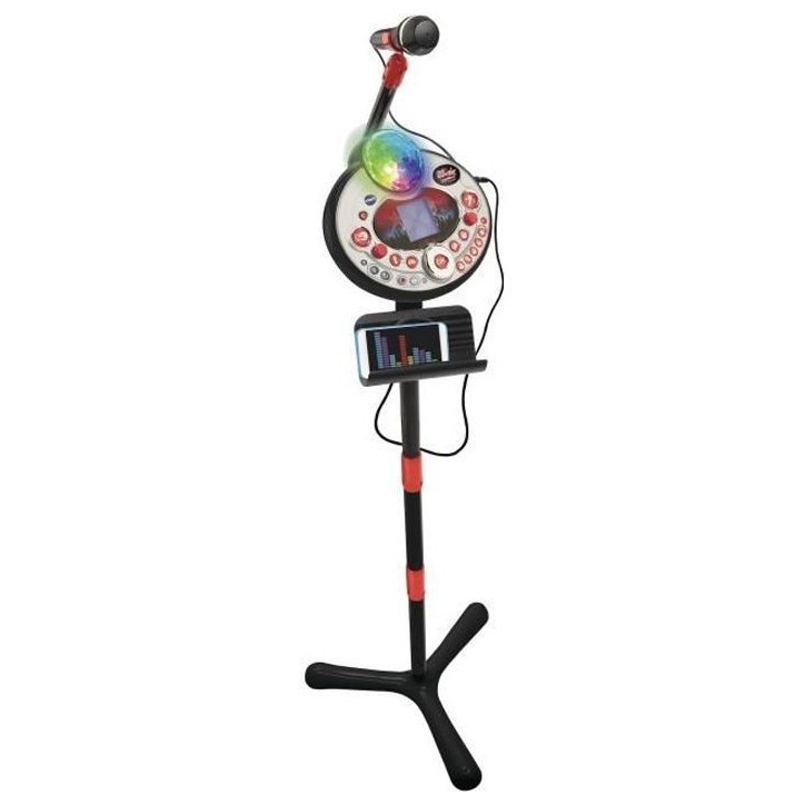 VTECH - Kidi Superstar Lightshow Noir - Micro Karaoké Enfant VTECH - Kidi Superstar Lightshow Noir - Micro Karaoké Enfant