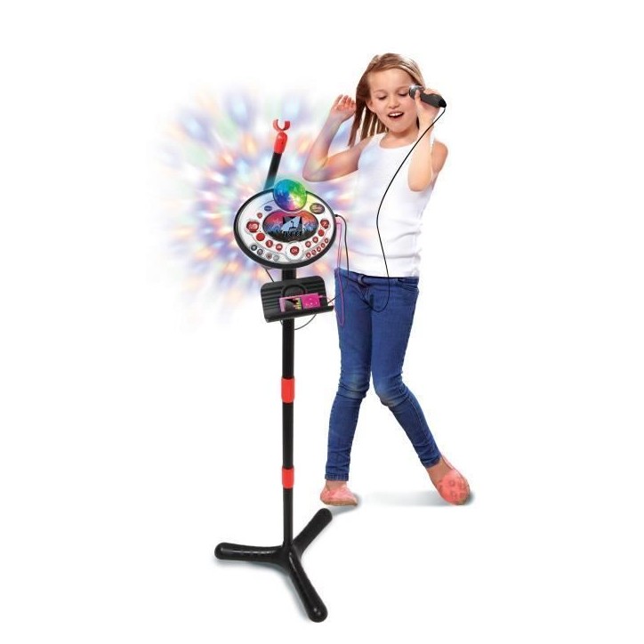 VTECH - Kidi Superstar Lightshow Noir - Micro Karaoké Enfant VTECH - Kidi Superstar Lightshow Noir - Micro Karaoké Enfant