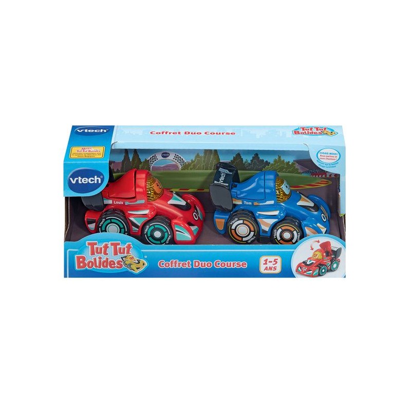 VTECH - TUT TUT BOLIDES - COFFRET DUO COURSE (LOUIS + TOM) - Multicolo