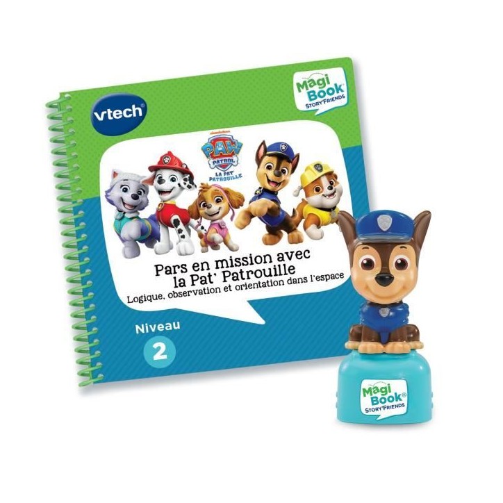 VTECH - MAGIBOOK STORY'FRIENDS (PARS EN MISSION AVEC PAT' PATROUILLE + PERSONNAGE) - Multicolore VTECH - MAGIBOOK STORY'FRIENDS (PARS EN MISSION AVEC PAT' PATROUILLE + PERSONNAGE) - Multicolore