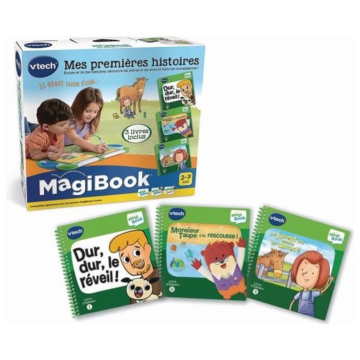 VTECH - 488805 - Magibook - Pack de 3 livres d'histoire VTECH - 488805 - Magibook - Pack de 3 livres d'histoire