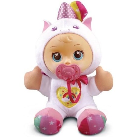 VTECH - Little Love - Paillette Licorne Arc-En-Ciel - Poupée Interact