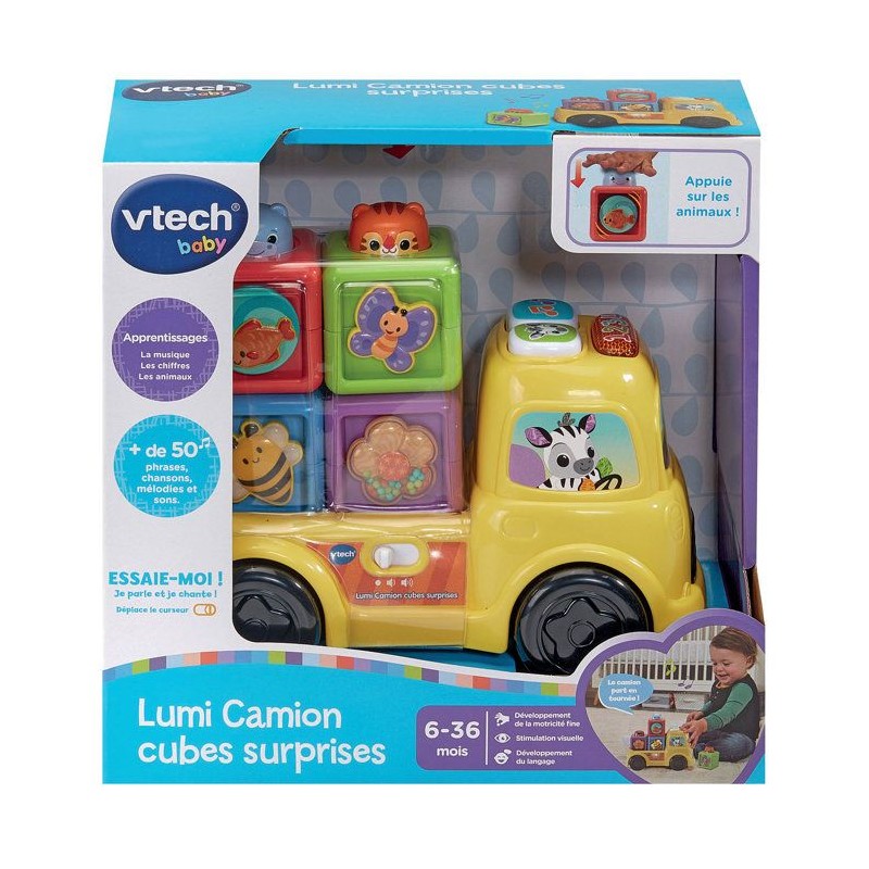 VTECH BABY - LUMI CAMION CUBES SURPRISES - Multicolore