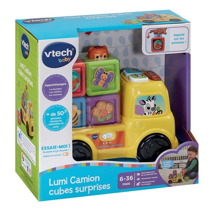 VTECH BABY - LUMI CAMION CUBES SURPRISES - Multicolore VTECH BABY - LUMI CAMION CUBES SURPRISES - Multicolore