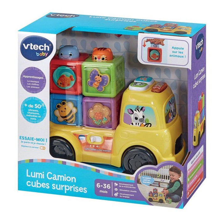 VTECH BABY - LUMI CAMION CUBES SURPRISES - Multicolore VTECH BABY - LUMI CAMION CUBES SURPRISES - Multicolore