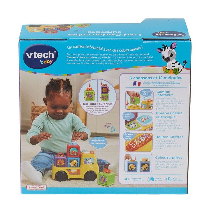 VTECH BABY - LUMI CAMION CUBES SURPRISES - Multicolore VTECH BABY - LUMI CAMION CUBES SURPRISES - Multicolore