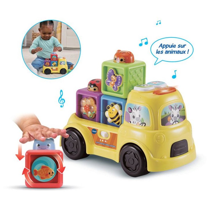 VTECH BABY - LUMI CAMION CUBES SURPRISES - Multicolore VTECH BABY - LUMI CAMION CUBES SURPRISES - Multicolore