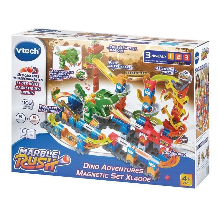 VTECH MARBLE RUSH - DINO ADVENTURES MAGNETIC SET XL400E VTECH MARBLE RUSH - DINO ADVENTURES MAGNETIC SET XL400E