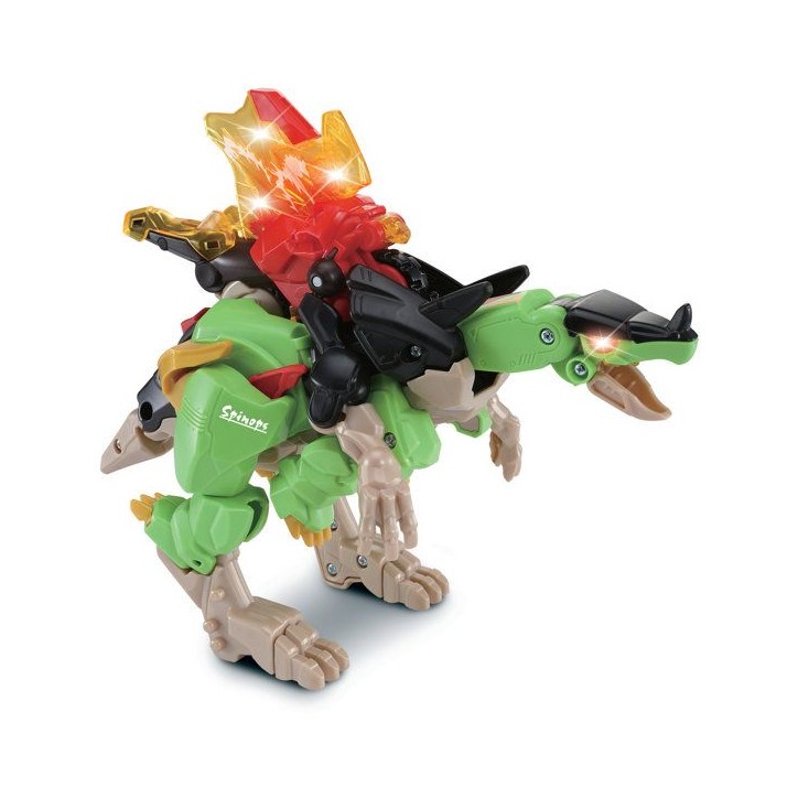VTECH - SWITCH & GO DINOS COMBO - SPINOPS, LE SUPER SPINOSAURE 2 EN 1 - Multicolore