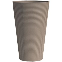 Pot de fleurs haut - GARDEN ID - Green Care Sense Haut Taupe - 55 cm -