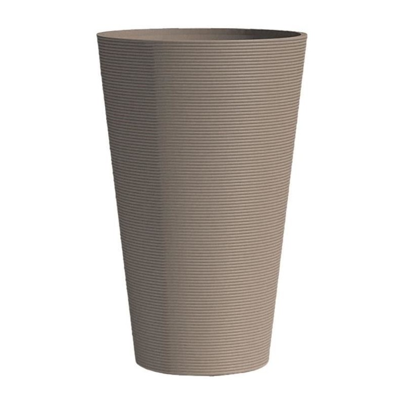 Pot de fleurs haut - GARDEN ID - Green Care Sense Haut Taupe - 55 cm - Pot de fleurs haut - GARDEN ID - Green Care Sense Haut Taupe - 55 cm -