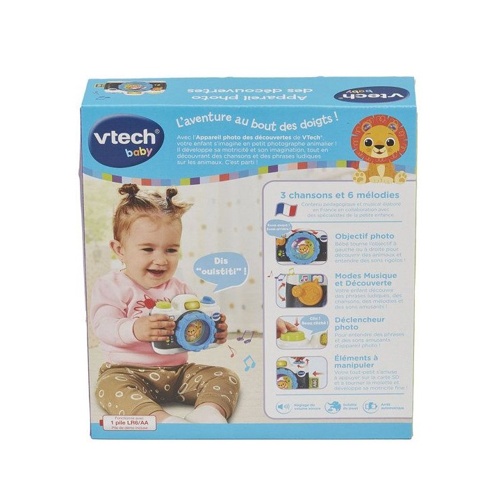 VTECH BABY - APPAREIL PHOTO DES DÉCOUVERTES - Multicolore VTECH BABY - APPAREIL PHOTO DES DÉCOUVERTES - Multicolore