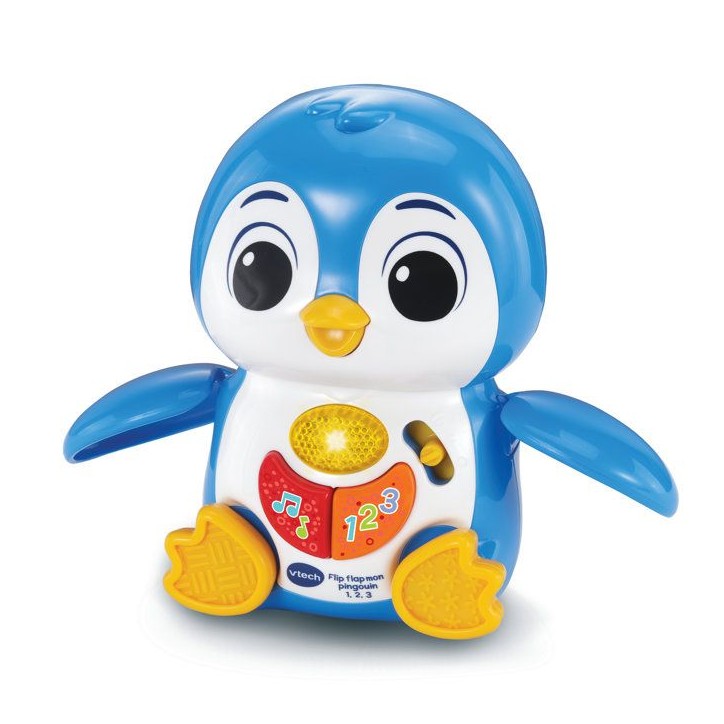 VTECH BABY - FLIP FLAP MON PINGOUIN 1,2,3 - Bleu VTECH BABY - FLIP FLAP MON PINGOUIN 1,2,3 - Bleu