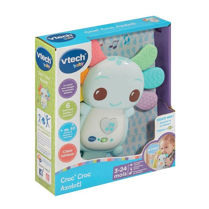 VTECH BABY - CROC CROC AXOLOTL - Bleu VTECH BABY - CROC CROC AXOLOTL - Bleu