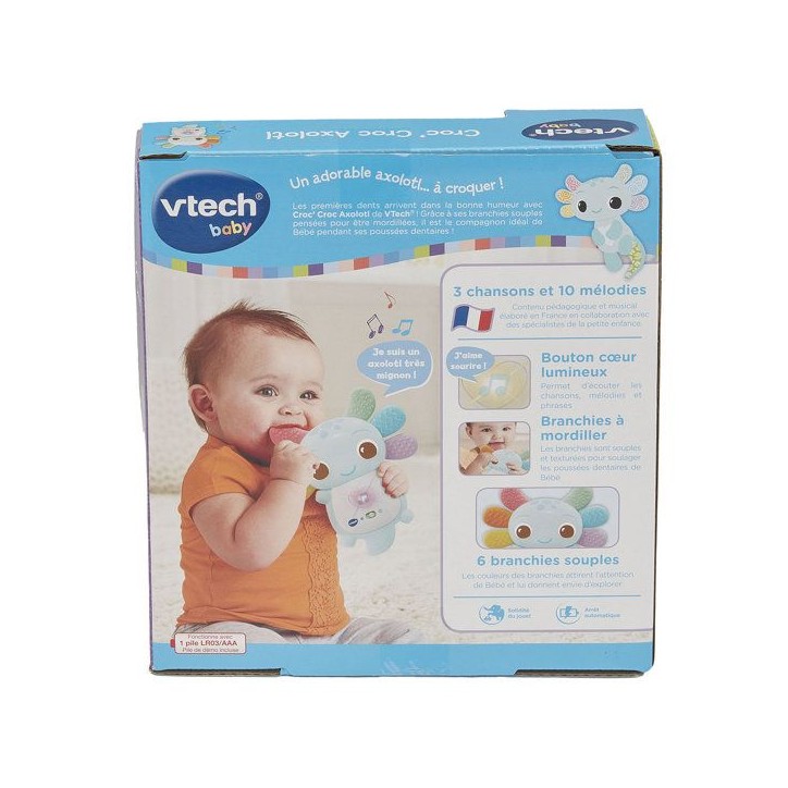 VTECH BABY - CROC CROC AXOLOTL - Bleu VTECH BABY - CROC CROC AXOLOTL - Bleu