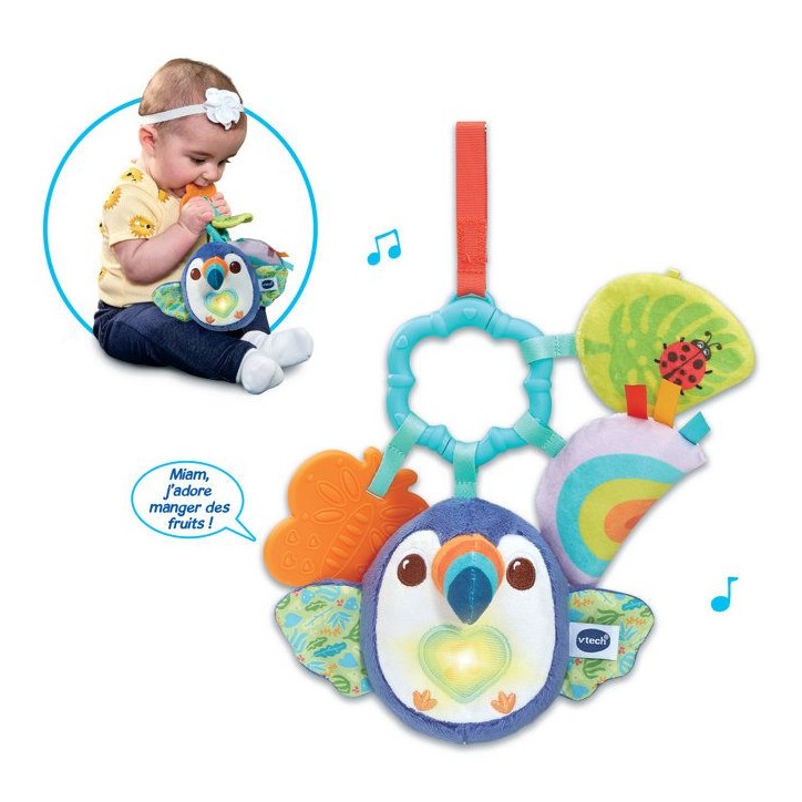 VTECH BABY - TITOUAN, MON TOUCAN ÉVEIL DES SENS (BOUTEILLES PLASTIQUE RECYCLÉES) - Multicolore VTECH BABY - TITOUAN, MON TOUCAN ÉVEIL DES SENS (BOUTEILLES PLASTIQUE RECYCLÉES) - Multicolore