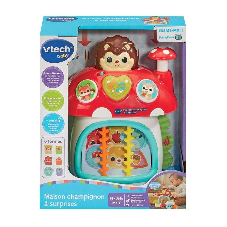 VTECH BABY - MAISON CHAMPIGNON a SURPRISES - Multicolore VTECH BABY - MAISON CHAMPIGNON a SURPRISES - Multicolore