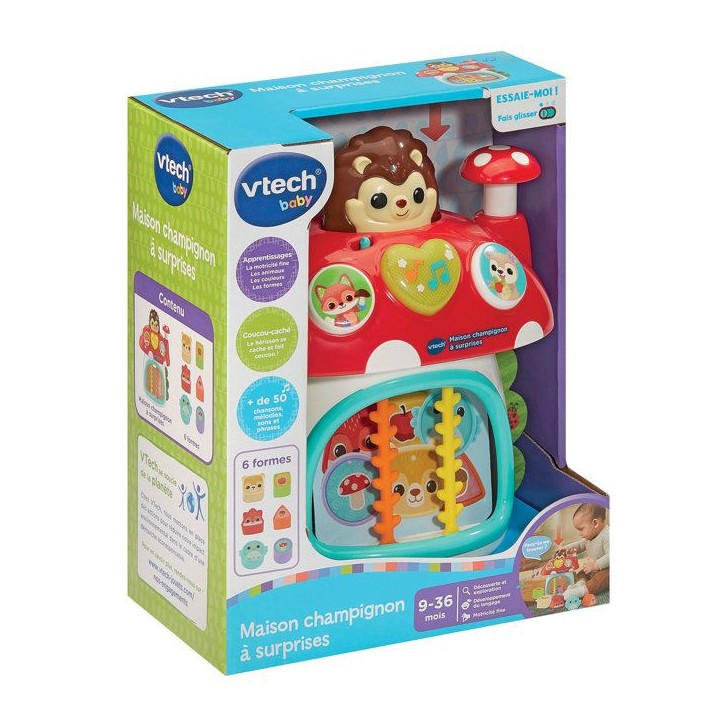 VTECH BABY - MAISON CHAMPIGNON a SURPRISES - Multicolore VTECH BABY - MAISON CHAMPIGNON a SURPRISES - Multicolore