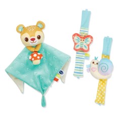 VTECH BABY - COFFRET NAISSANCE TOUDOUX - DOUDOU ET BRACELETS HOCHETS (
