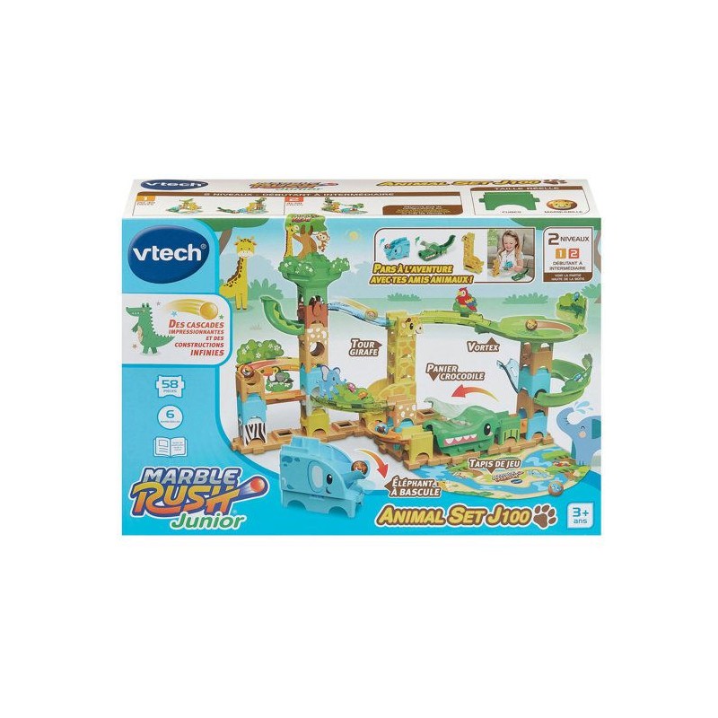 VTECH - MARBLE RUSH JUNIOR - ANIMAL SET J100 - Multicolore