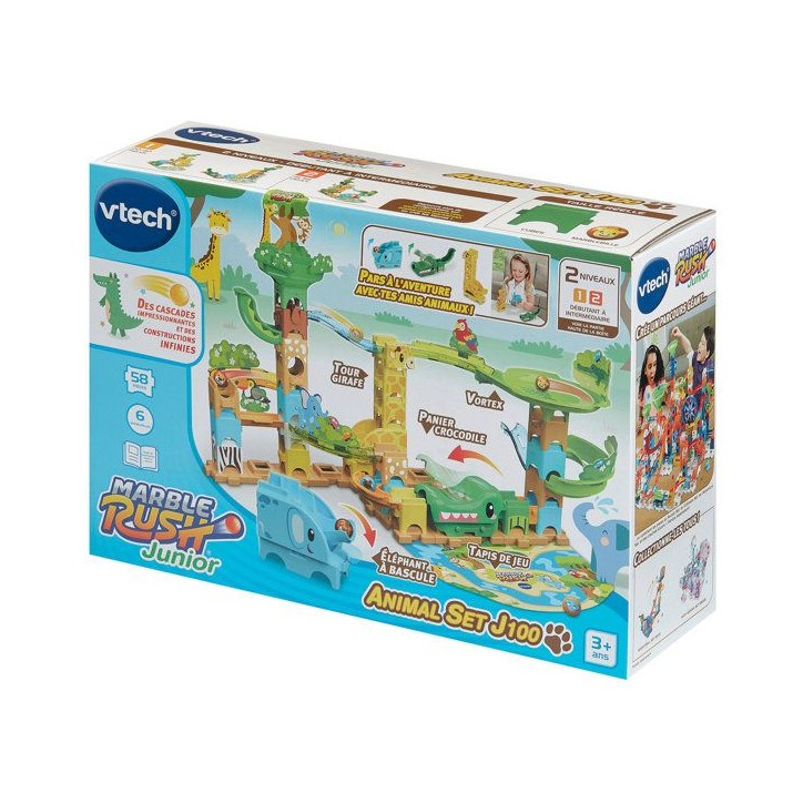 VTECH - MARBLE RUSH JUNIOR - ANIMAL SET J100 - Multicolore VTECH - MARBLE RUSH JUNIOR - ANIMAL SET J100 - Multicolore