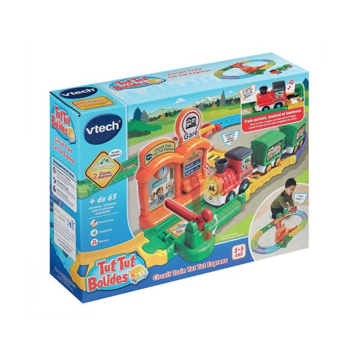 VTECH - TUT TUT BOLIDES - CIRCUIT TRAIN TUT TUT EXPRESS (+ PETER TRAIN a VAPEUR) - Multicolore VTECH - TUT TUT BOLIDES - CIRCUIT TRAIN TUT TUT EXPRESS (+ PETER TRAIN a VAPEUR) - Multicolore
