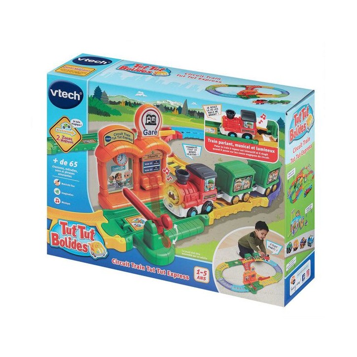 VTECH - TUT TUT BOLIDES - CIRCUIT TRAIN TUT TUT EXPRESS (+ PETER TRAIN a VAPEUR) - Multicolore VTECH - TUT TUT BOLIDES - CIRCUIT TRAIN TUT TUT EXPRESS (+ PETER TRAIN a VAPEUR) - Multicolore