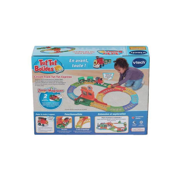 VTECH - TUT TUT BOLIDES - CIRCUIT TRAIN TUT TUT EXPRESS (+ PETER TRAIN a VAPEUR) - Multicolore VTECH - TUT TUT BOLIDES - CIRCUIT TRAIN TUT TUT EXPRESS (+ PETER TRAIN a VAPEUR) - Multicolore