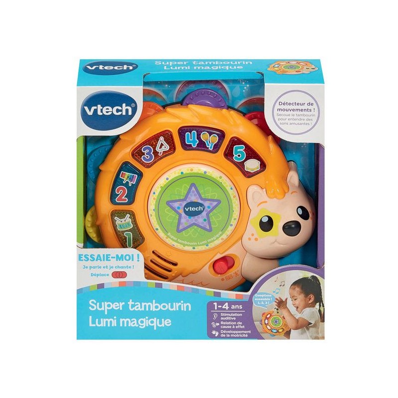 VTECH BABY - SUPER TAMBOURIN LUMI MAGIQUE - Multicolore