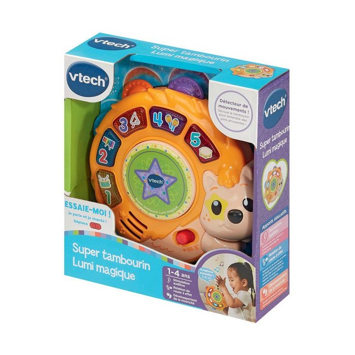 VTECH BABY - SUPER TAMBOURIN LUMI MAGIQUE - Multicolore VTECH BABY - SUPER TAMBOURIN LUMI MAGIQUE - Multicolore