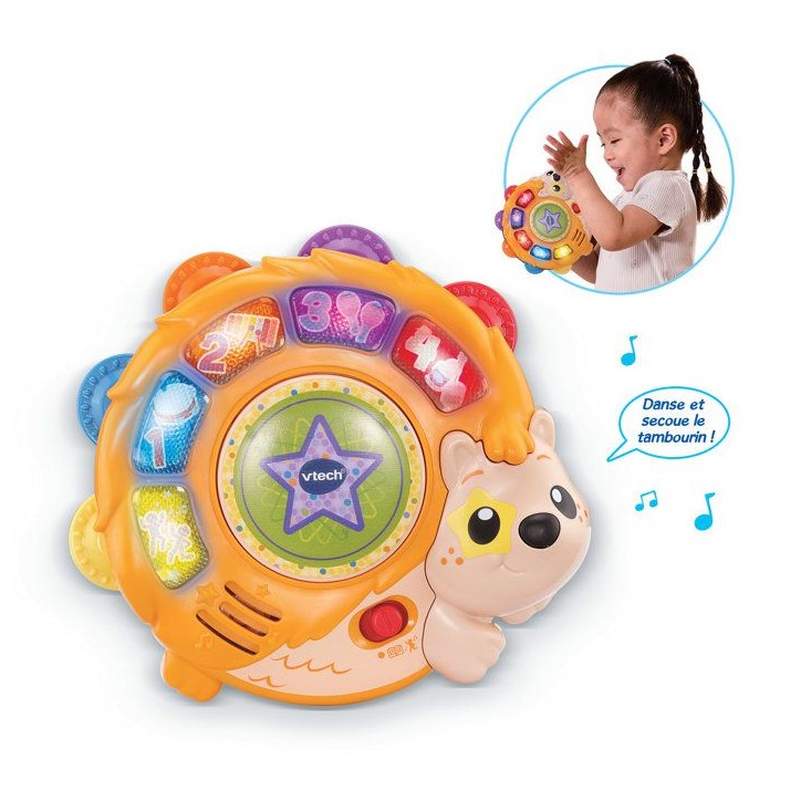 VTECH BABY - SUPER TAMBOURIN LUMI MAGIQUE - Multicolore VTECH BABY - SUPER TAMBOURIN LUMI MAGIQUE - Multicolore