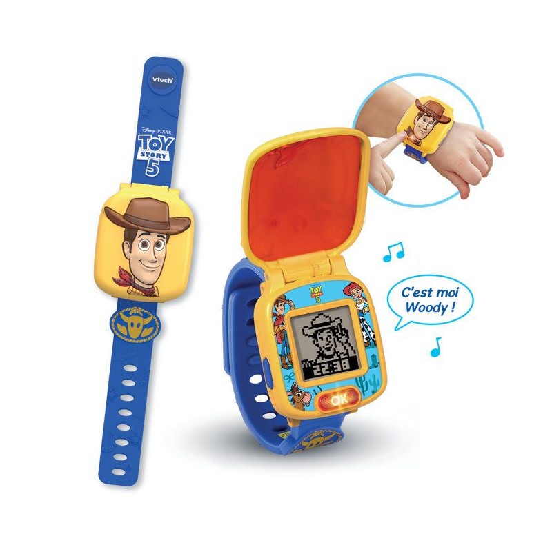 VTECH - TOY STORY 5 - LA MONTRE-JEU ÉDUCATIVE DE WOODY - Multicolore