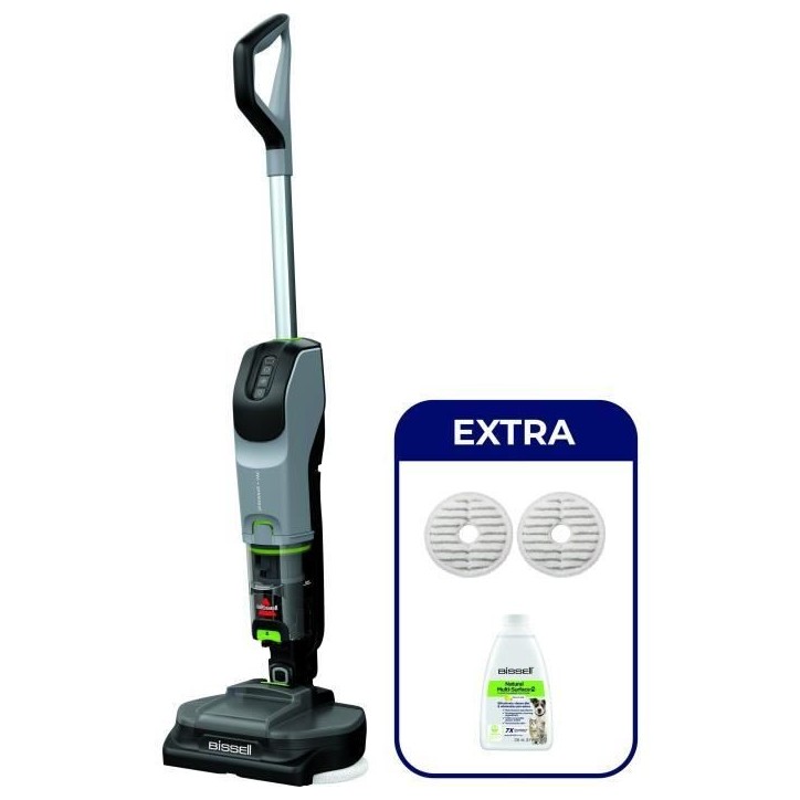 BISSELL SpinWave + Vac Pet Select - Nettoyeur / Aspirateur sans fil - 25,9 V - 3 modes - 70 min BISSELL SpinWave + Vac Pet Select - Nettoyeur / Aspirateur sans fil - 25,9 V - 3 modes - 70 min