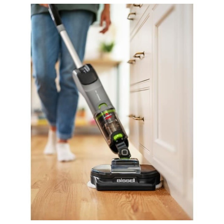 BISSELL SpinWave + Vac Pet Select - Nettoyeur / Aspirateur sans fil - 25,9 V - 3 modes - 70 min BISSELL SpinWave + Vac Pet Select - Nettoyeur / Aspirateur sans fil - 25,9 V - 3 modes - 70 min