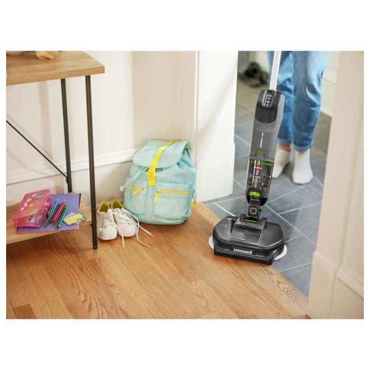 BISSELL SpinWave + Vac Pet Select - Nettoyeur / Aspirateur sans fil - 25,9 V - 3 modes - 70 min BISSELL SpinWave + Vac Pet Select - Nettoyeur / Aspirateur sans fil - 25,9 V - 3 modes - 70 min