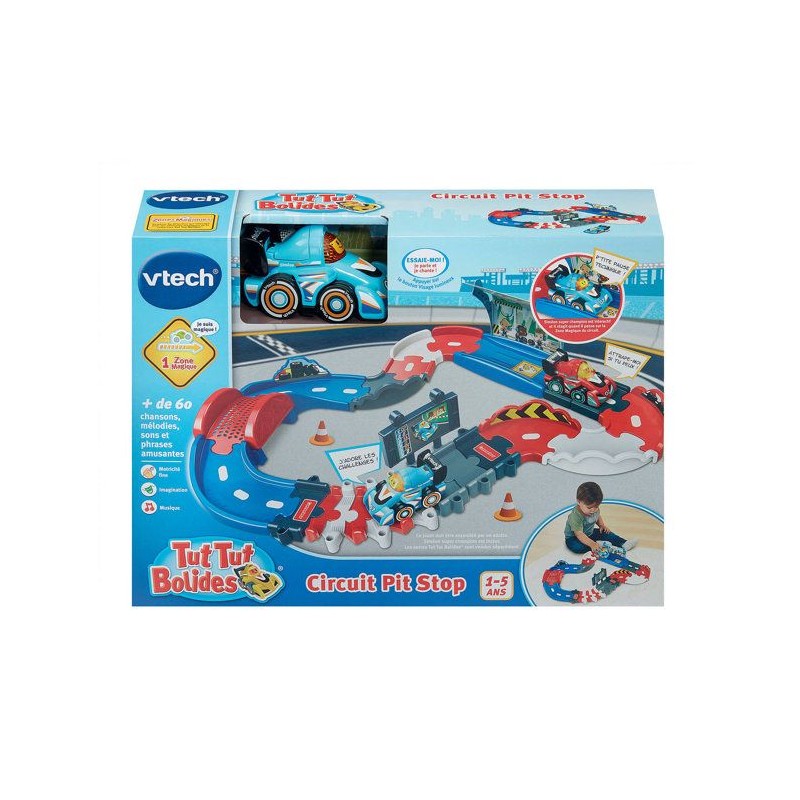 VTECH - TUT TUT BOLIDES - CIRCUIT PIT STOP - Multicolore