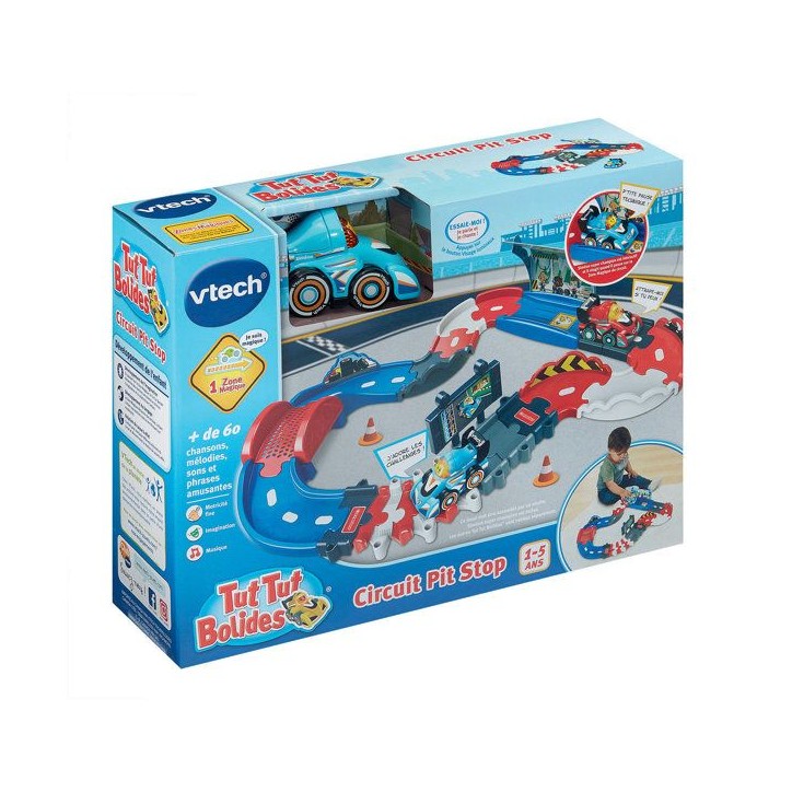 VTECH - TUT TUT BOLIDES - CIRCUIT PIT STOP - Multicolore