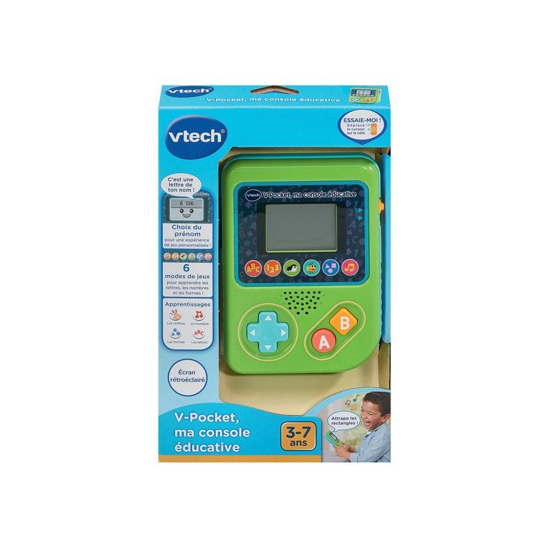 VTECH - V-POCKET, MA CONSOLE ÉDUCATIVE - Vert