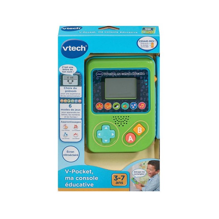 VTECH - V-POCKET, MA CONSOLE ÉDUCATIVE - Vert