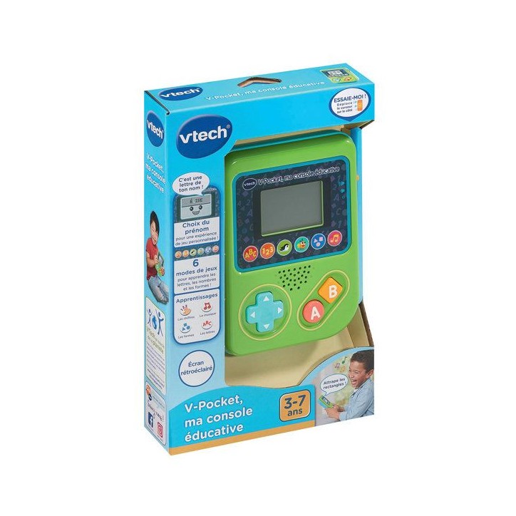 VTECH - V-POCKET, MA CONSOLE ÉDUCATIVE - Vert