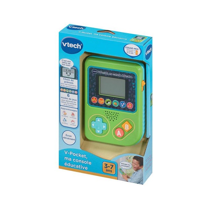 VTECH - V-POCKET, MA CONSOLE ÉDUCATIVE - Vert