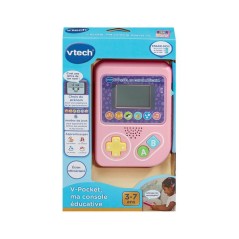 VTECH - V-POCKET, MA CONSOLE ÉDUCATIVE ROSE - Rose