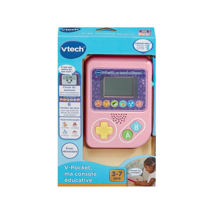 VTECH - V-POCKET, MA CONSOLE ÉDUCATIVE ROSE - Rose VTECH - V-POCKET, MA CONSOLE ÉDUCATIVE ROSE - Rose