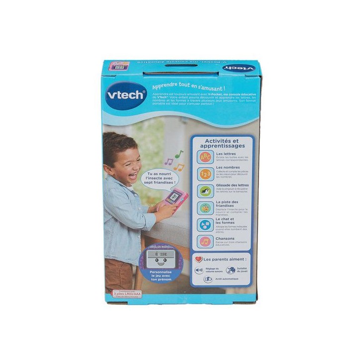 VTECH - V-POCKET, MA CONSOLE ÉDUCATIVE ROSE - Rose VTECH - V-POCKET, MA CONSOLE ÉDUCATIVE ROSE - Rose