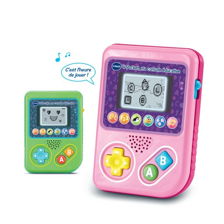 VTECH - V-POCKET, MA CONSOLE ÉDUCATIVE ROSE - Rose VTECH - V-POCKET, MA CONSOLE ÉDUCATIVE ROSE - Rose