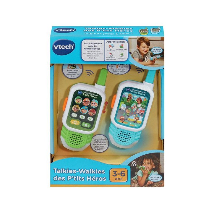 VTECH - TALKIES-WALKIES DES P'TITS HÉROS - Multicolore VTECH - TALKIES-WALKIES DES P'TITS HÉROS - Multicolore