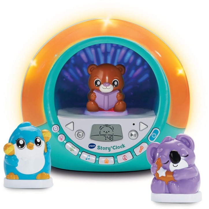 VTECH - STORY'CLOCK - MA CONTEUSE RÉVEIL - Bleu VTECH - STORY'CLOCK - MA CONTEUSE RÉVEIL - Bleu