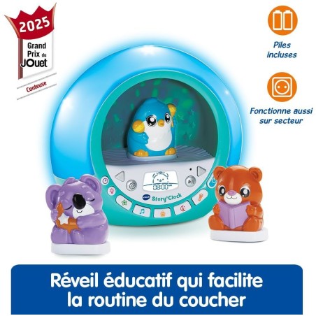 VTECH - STORY'CLOCK - MA CONTEUSE RÉVEIL - Bleu