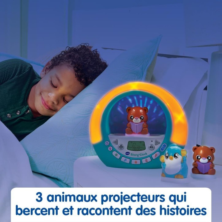 VTECH - STORY'CLOCK - MA CONTEUSE RÉVEIL - Bleu VTECH - STORY'CLOCK - MA CONTEUSE RÉVEIL - Bleu