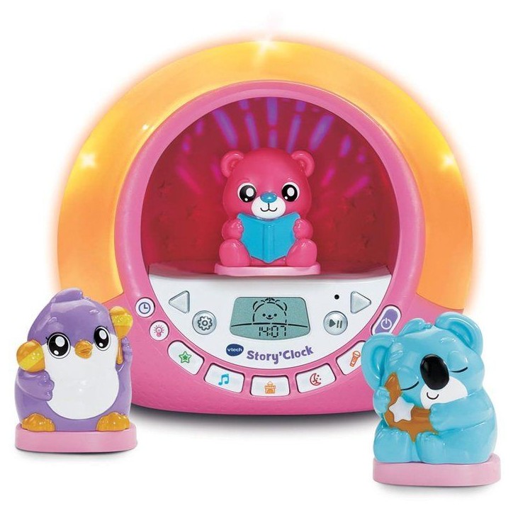 VTECH - STORY'CLOCK - MA CONTEUSE RÉVEIL ROSE - Rose VTECH - STORY'CLOCK - MA CONTEUSE RÉVEIL ROSE - Rose